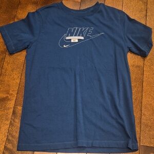Nike Kids Navy Blue Short Sleeve Tee